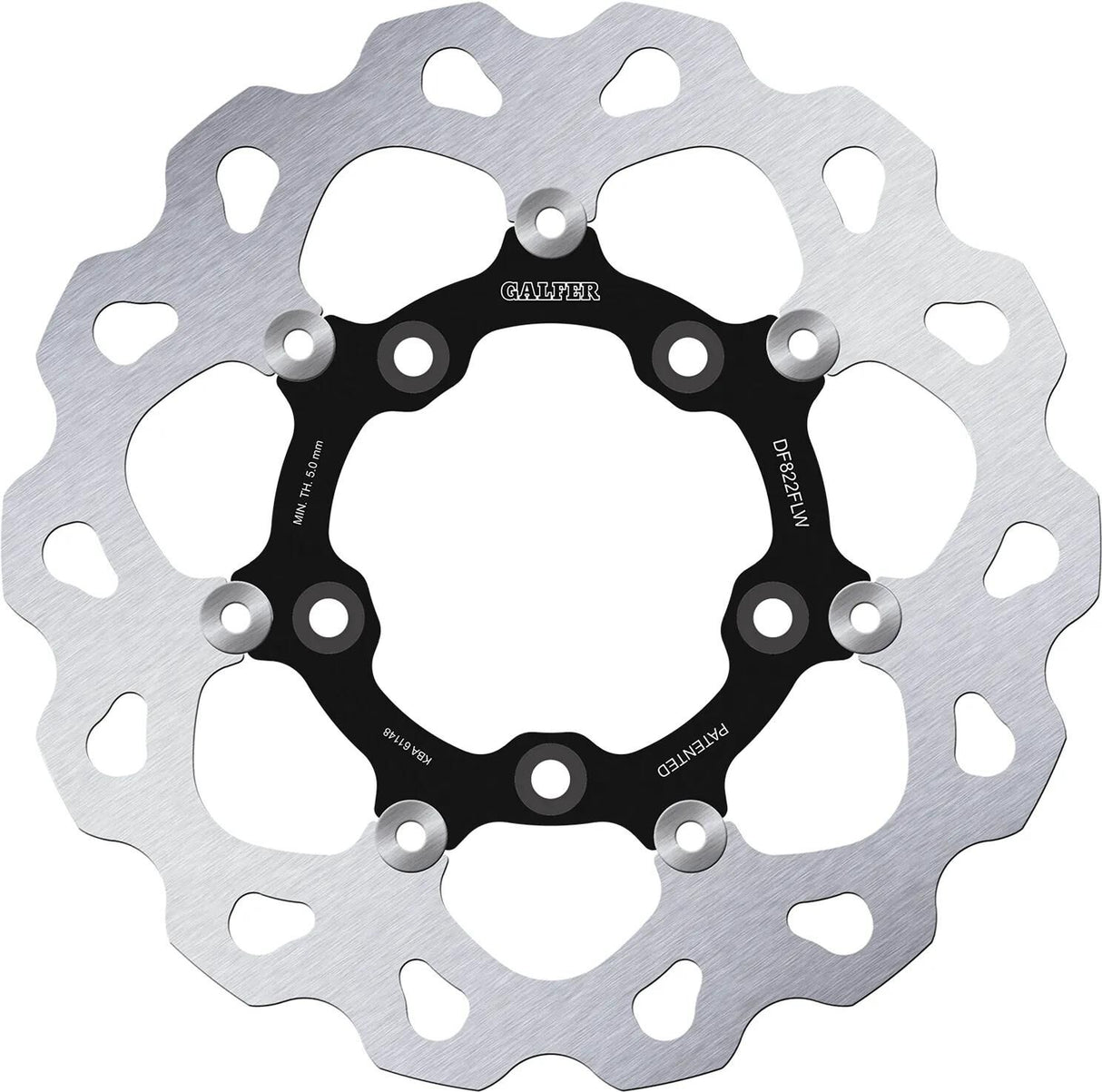 Disque de frein de golf Galfer df822 rotor df822 type flw flottant