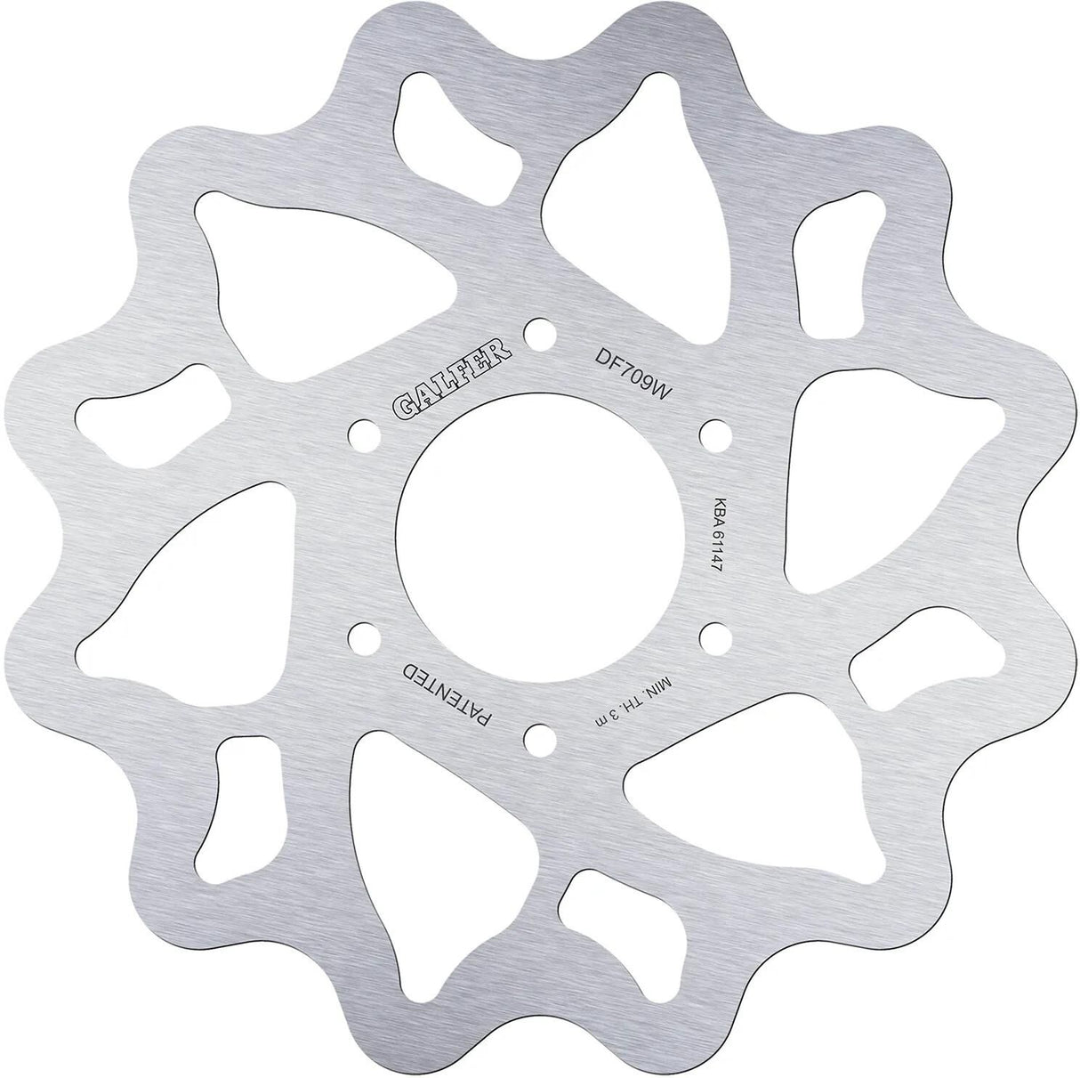 Galfer disque de frein de golf df709 rotor df709 type w rigide
