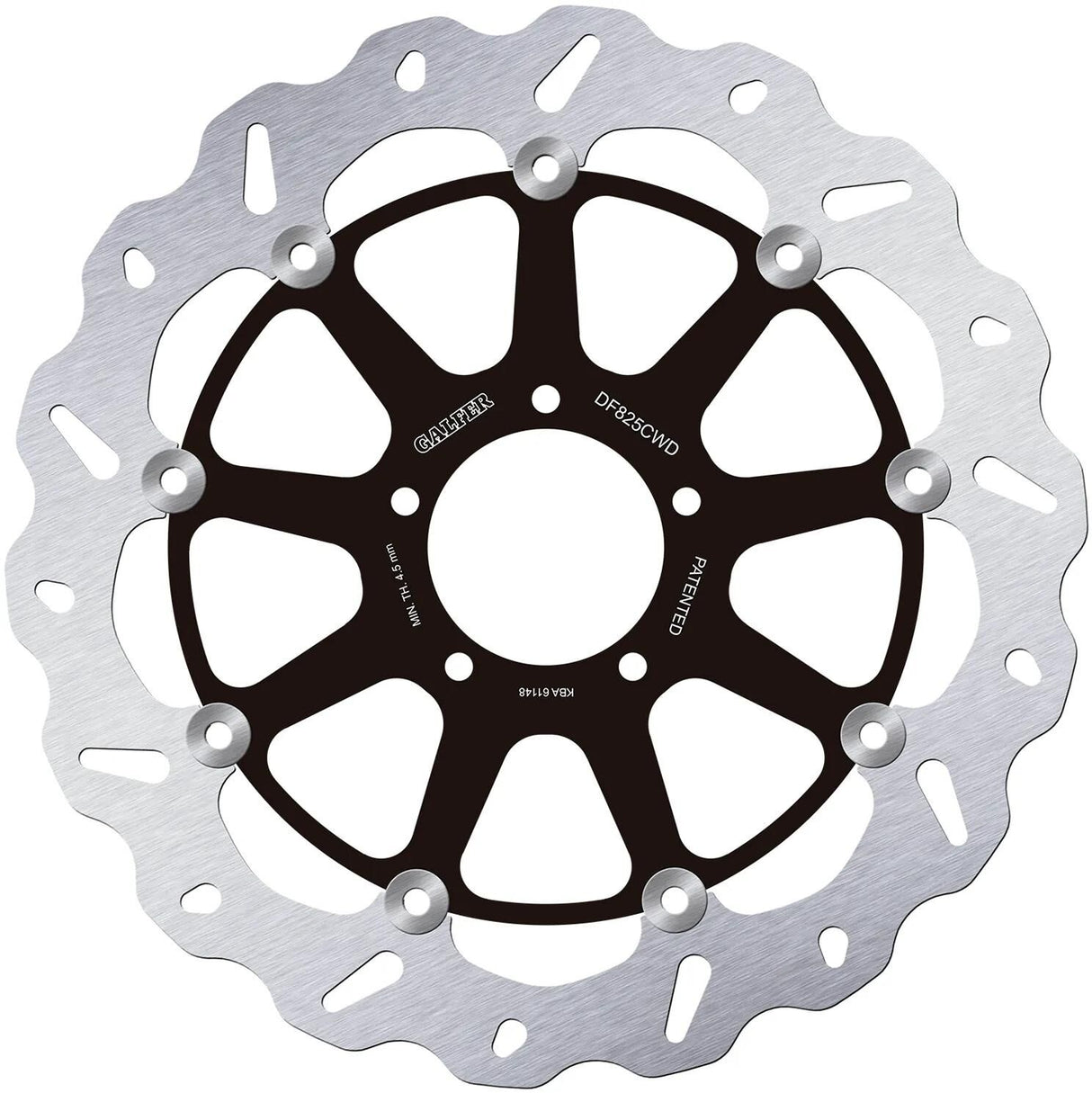 Galfer disque de frein de golf df825 rotor df825 type cw flottant droit