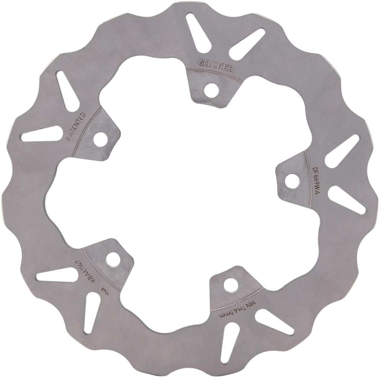 Galfer disque de frein golf df669 rotor df669 type wa rigide
