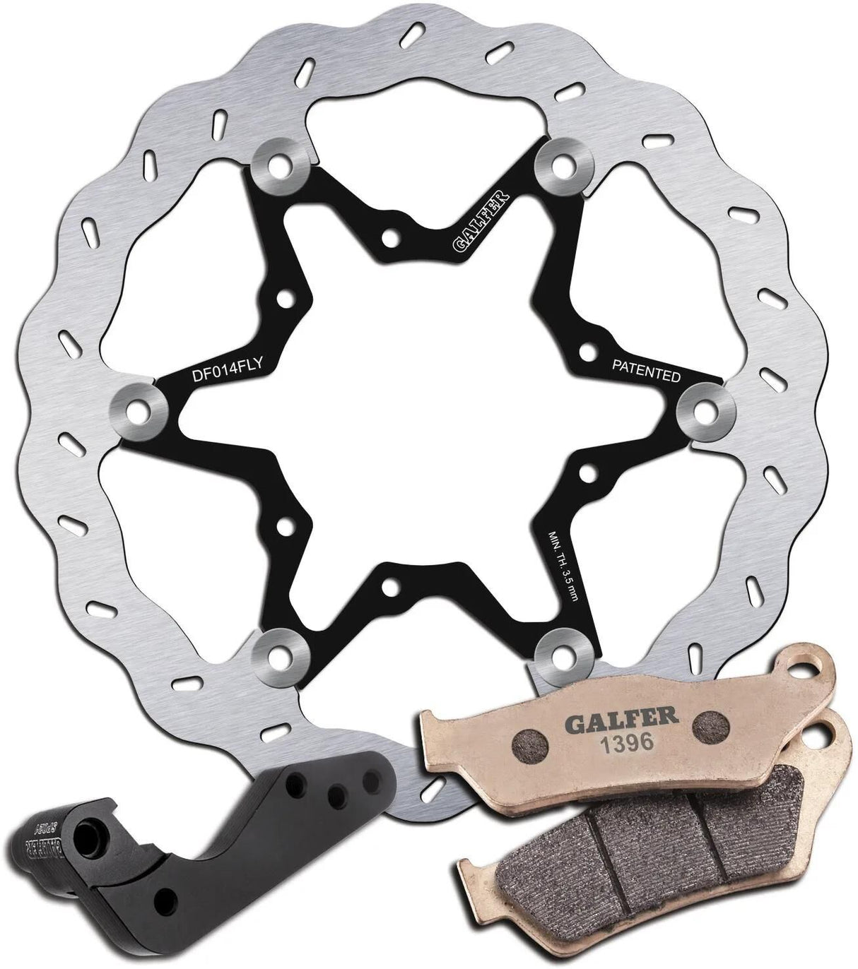 Kit surdimensionné Galfer kg349 . kit surdimensionné kg349 type wfs flottant