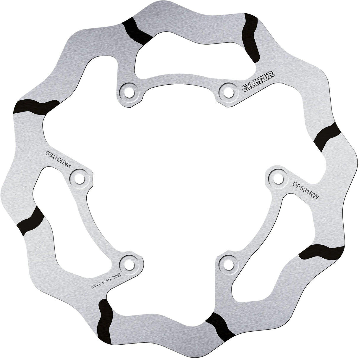 Disque de frein de golf Galfer df531 rotor ondulé df531 rw tout-terrain rigide gr.