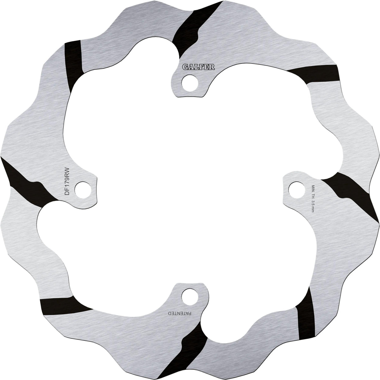 Disque de frein de golf Galfer df179 rotor ondulé df179 rw tout-terrain rigide gr.