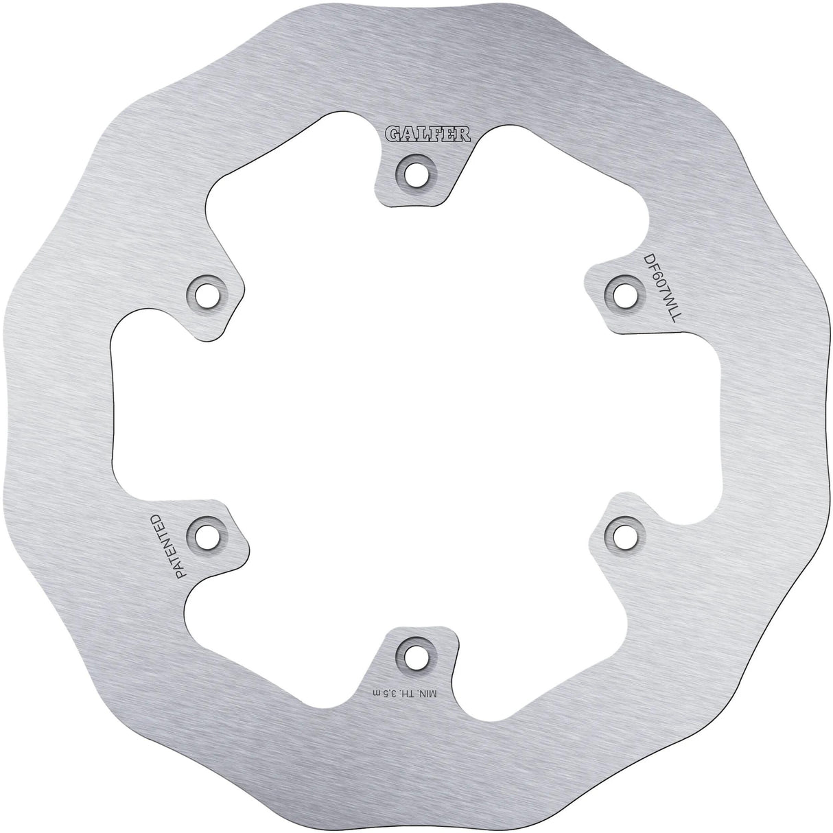 Disque de frein Galfer wave df607 rotor df607 hw offroad requin rigide