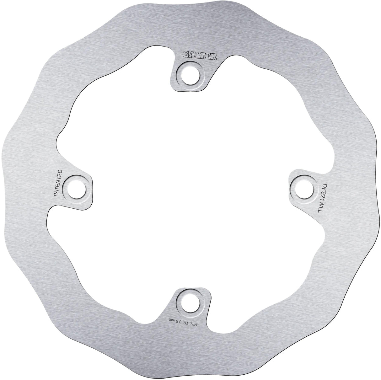 Disque de frein Galfer wave df921 rotor ondulé df921 wll tout-terrain rigide boueux