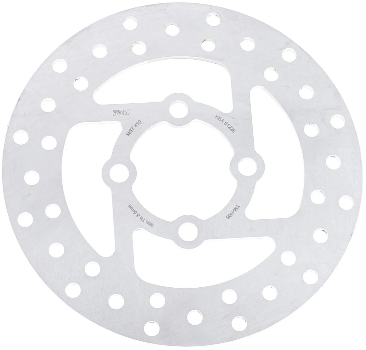 TRW -Disque de frein Lucas MST410 rotor MST410 rigide