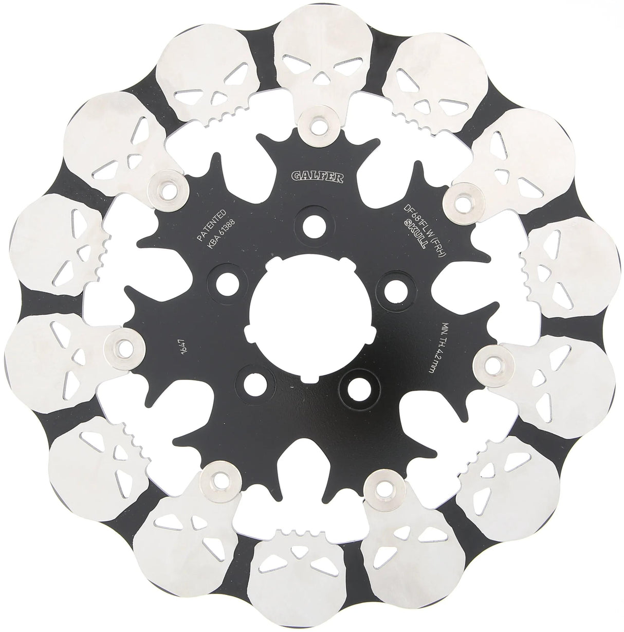 Galfer disque de frein df681 rotor df681 frh crâne flottant