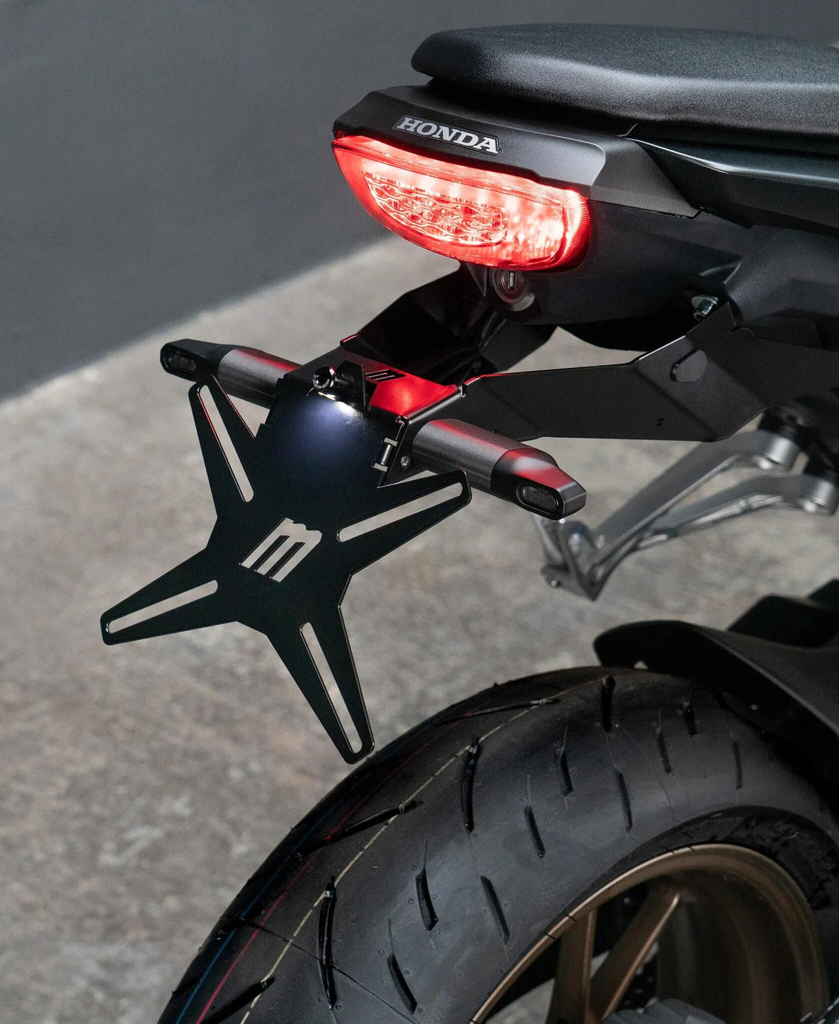 Support de plaque d'immatriculation Motoism porte-plaque d'immatriculation mi honda cb125r