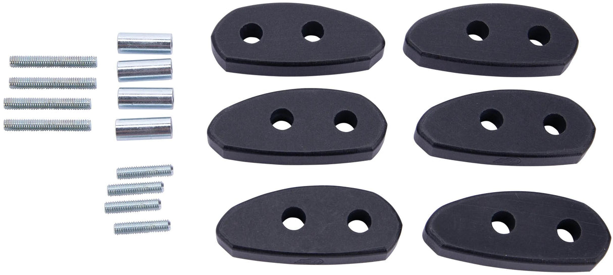 Éléments de distance d'extension de miroir Spec-x verkl spgl noir