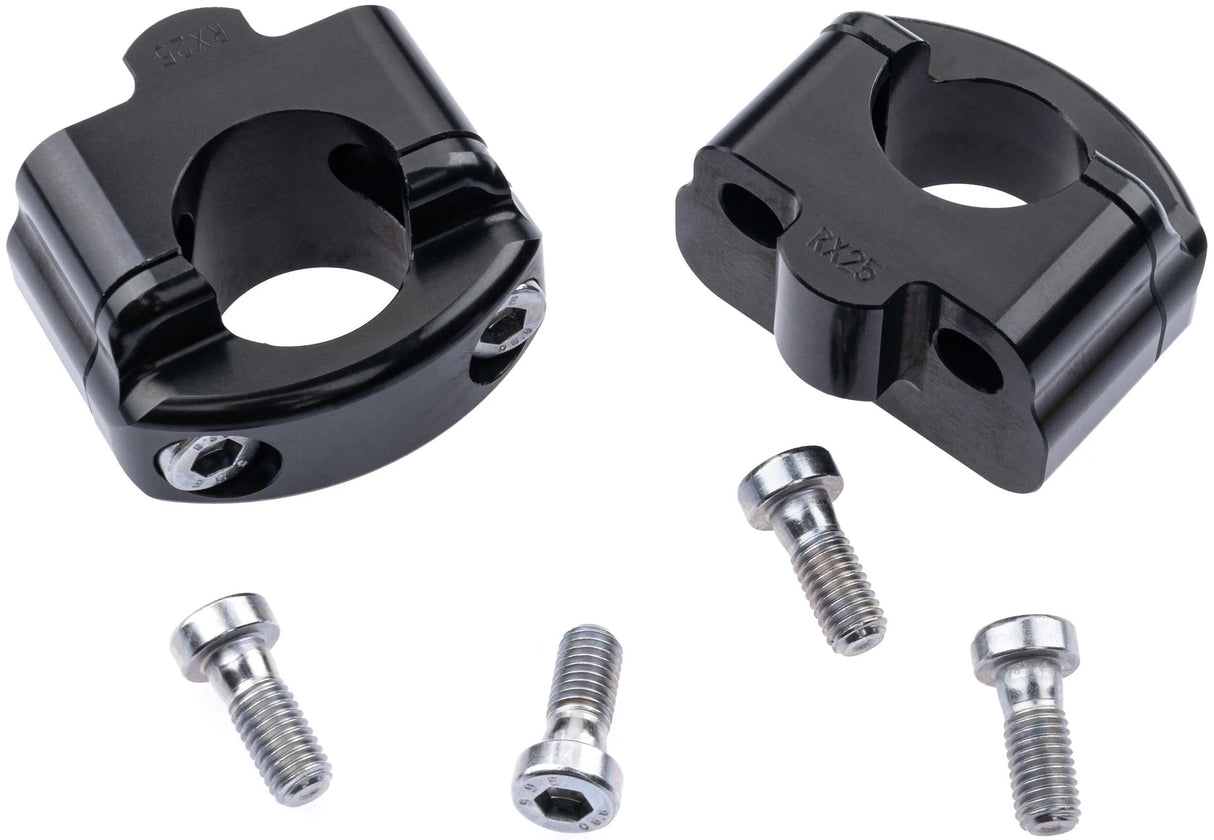 Collier de serrage de guidon LSL adaptateur x-bar lever 22-28,5 mm +25 sw