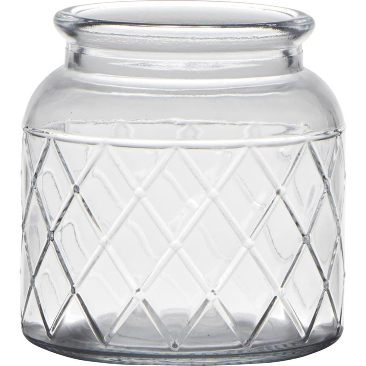 Hakbijl verre bruxelles vase verre avec motif ø10xh10,5cm