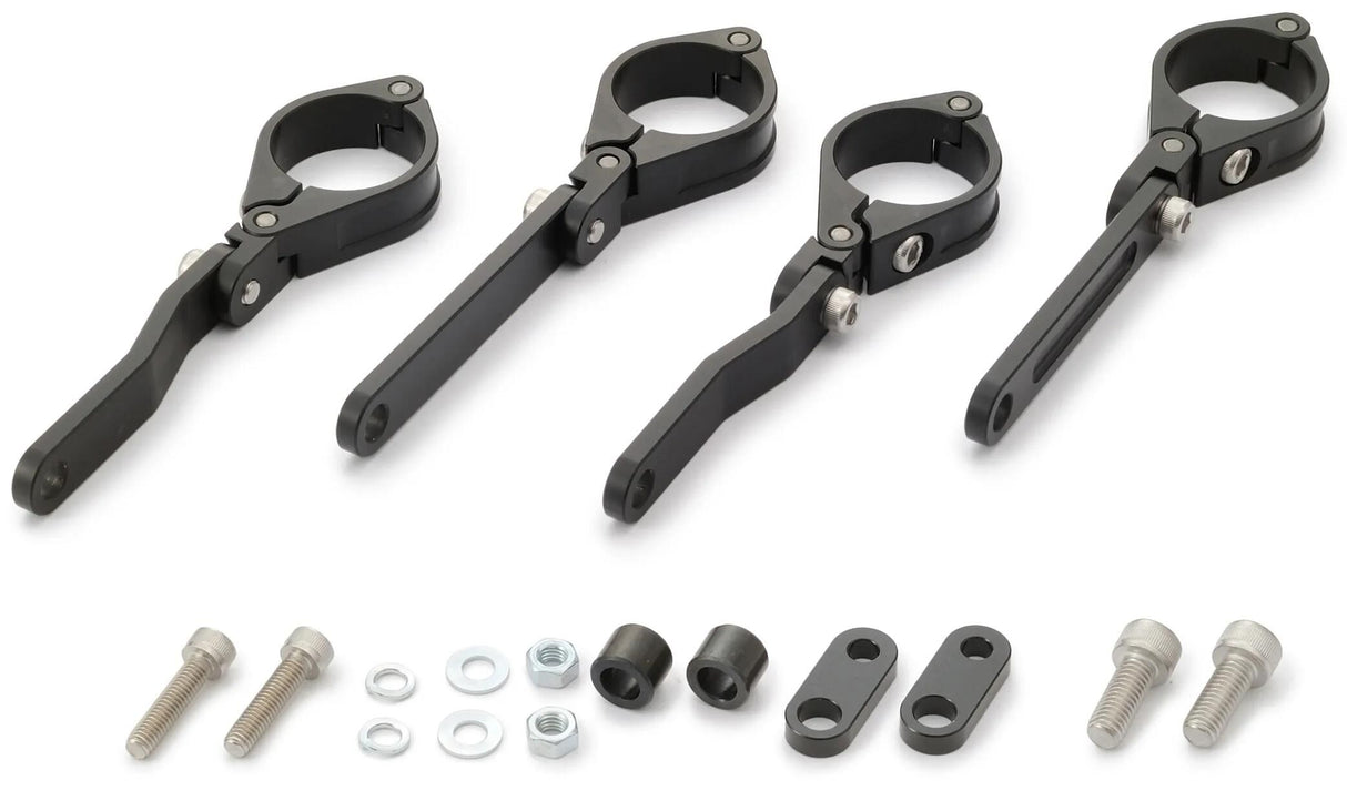 Support de support de phare à double axe Daytona sh. aluminium 35mm sw réglable