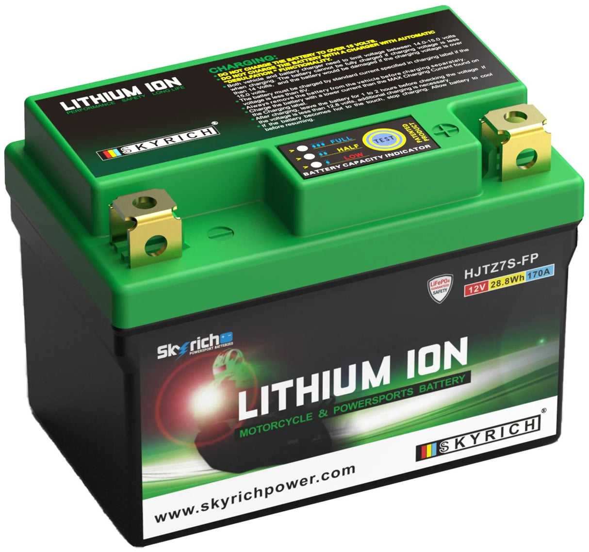 Batterie Skyrich lifepo4 hjtz7s-fp batterie hjtz7s-fp-swi lithium
