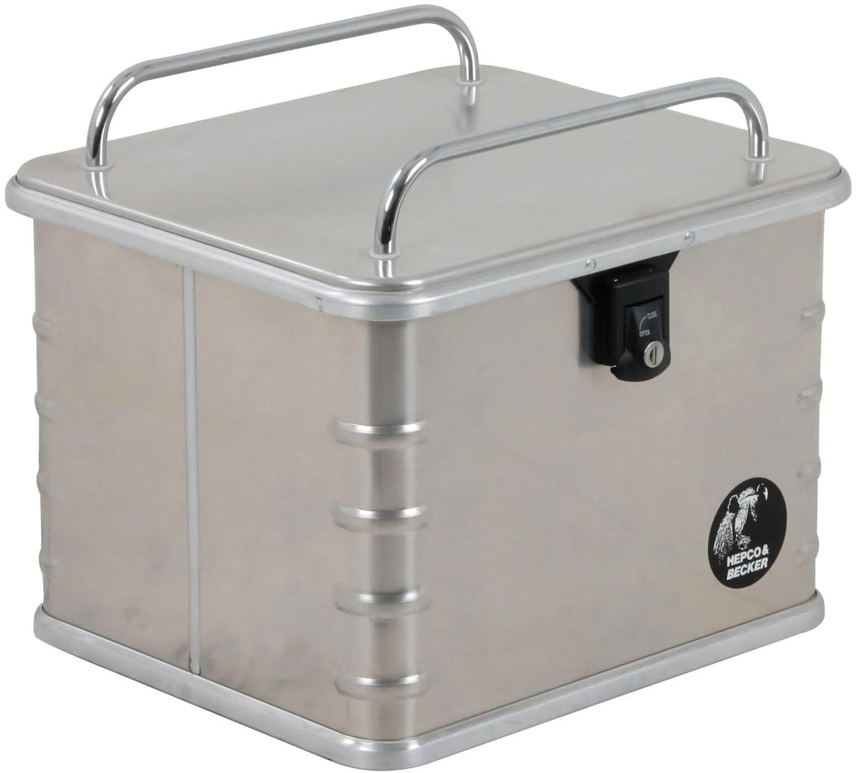Hepco becker valise standard valises hepco alu standard 35 l argent droite
