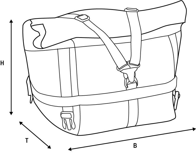 Sac arrière Oxford Atlas T Advanced Atlas T-30 Advanced Tourp. gris sw