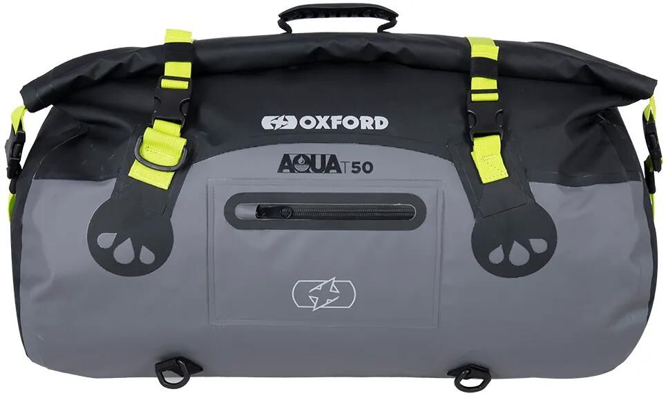 Oxford aqua t-50 rouleau de bagages rouleau de bagages t-50 noir gris fluo