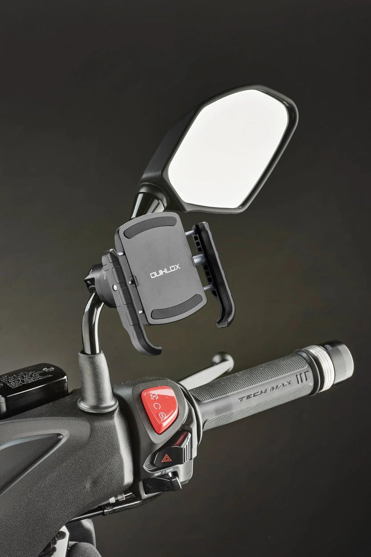 Interphone support pour téléphone portable quiklox avec système de maintien support pour téléphone portable interph quiklox crabe, mirrow moun