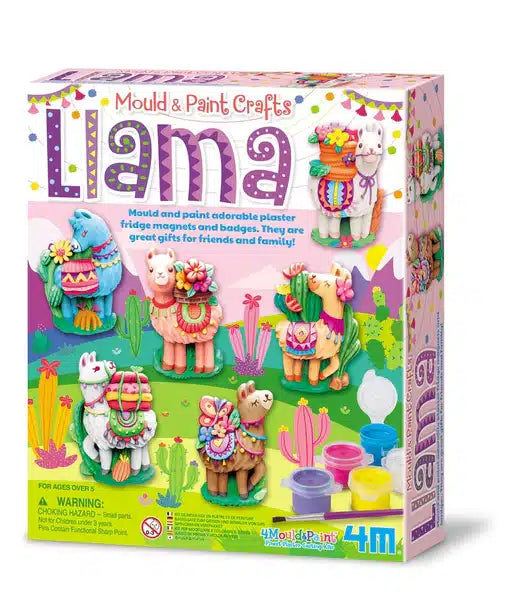 Moulage et peinture en plâtre de lama de 4 m