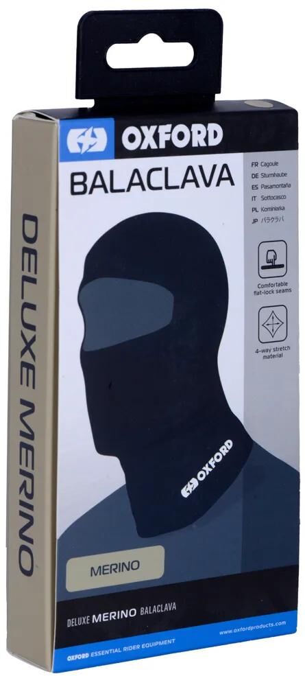Cagoule Oxford Storm Hood Deluxe Merino noir