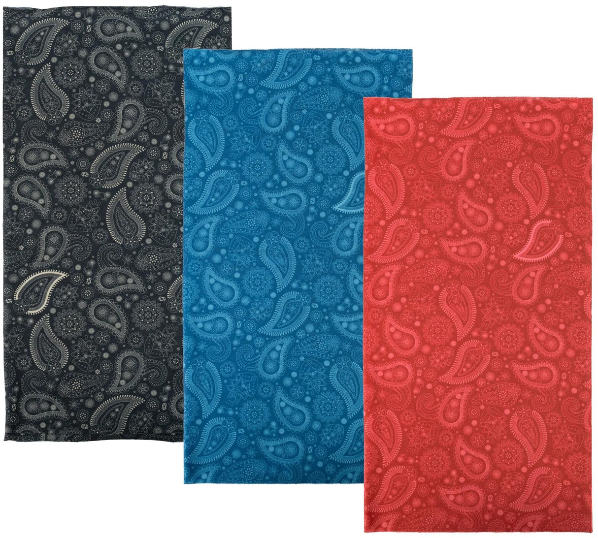 Oxford chiffons multifonctionnels foulard confortable confortable cachemire rouge 3-pack