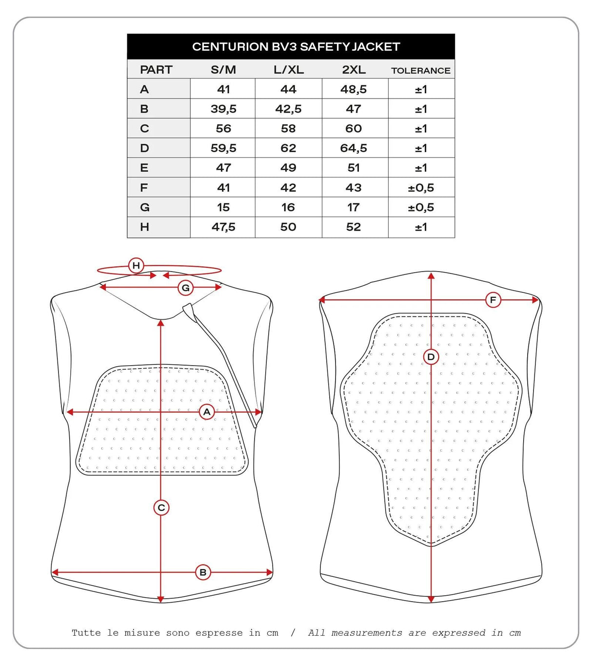 UFO Plast Gilet de Protection Centurion BV3 Gilet de Protection UFO BV3 Centurion Noir XXL
