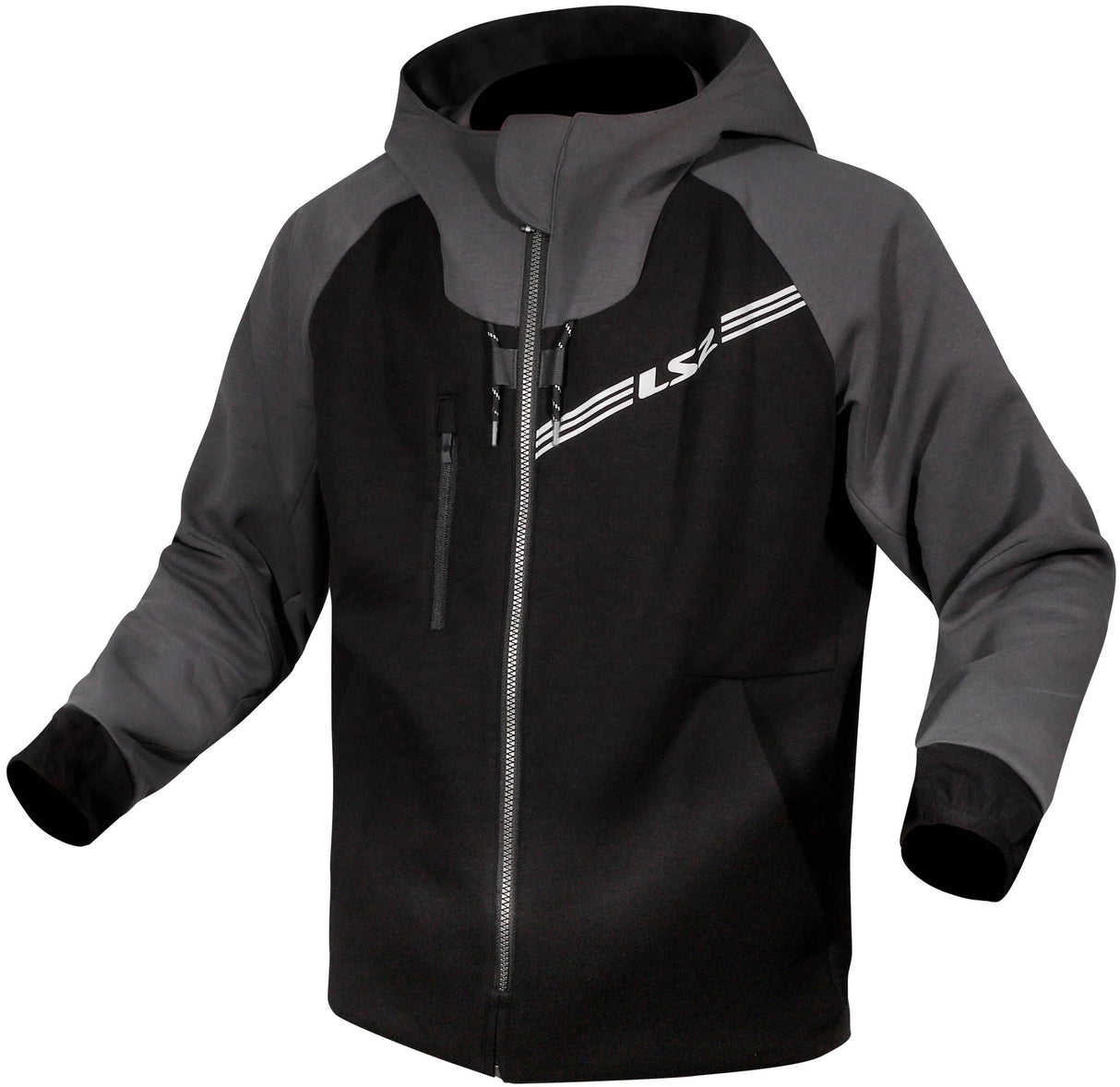 Ls2 veste throttle veste throttle homme noir gris foncé m