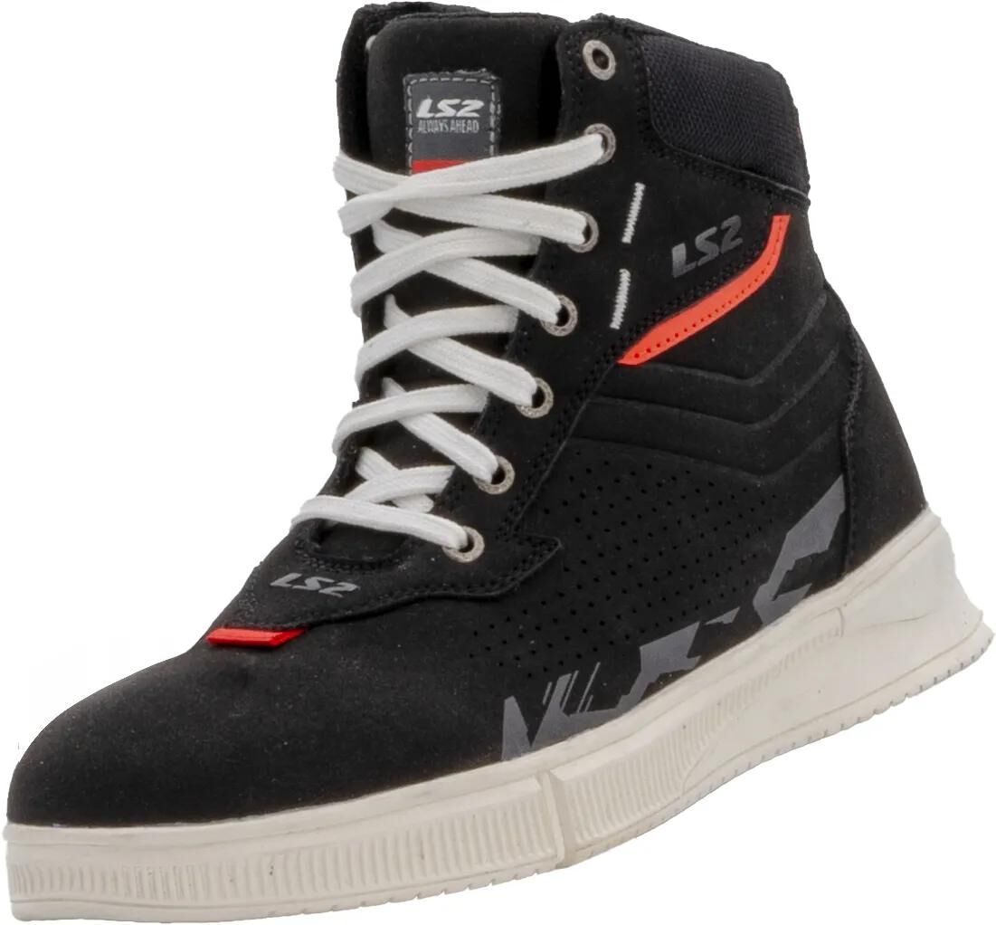 Ls2 bottes chromées chrome hommes noir gr. 42