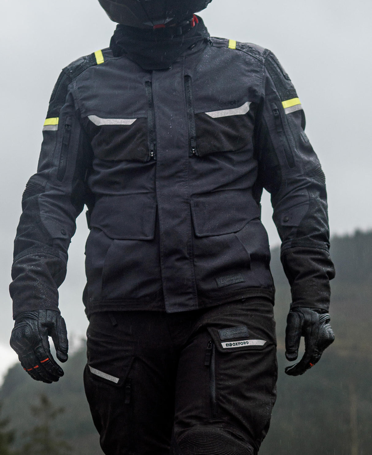 Veste Oxford Stormland veste stormland gris sw jaune fluo gr. je