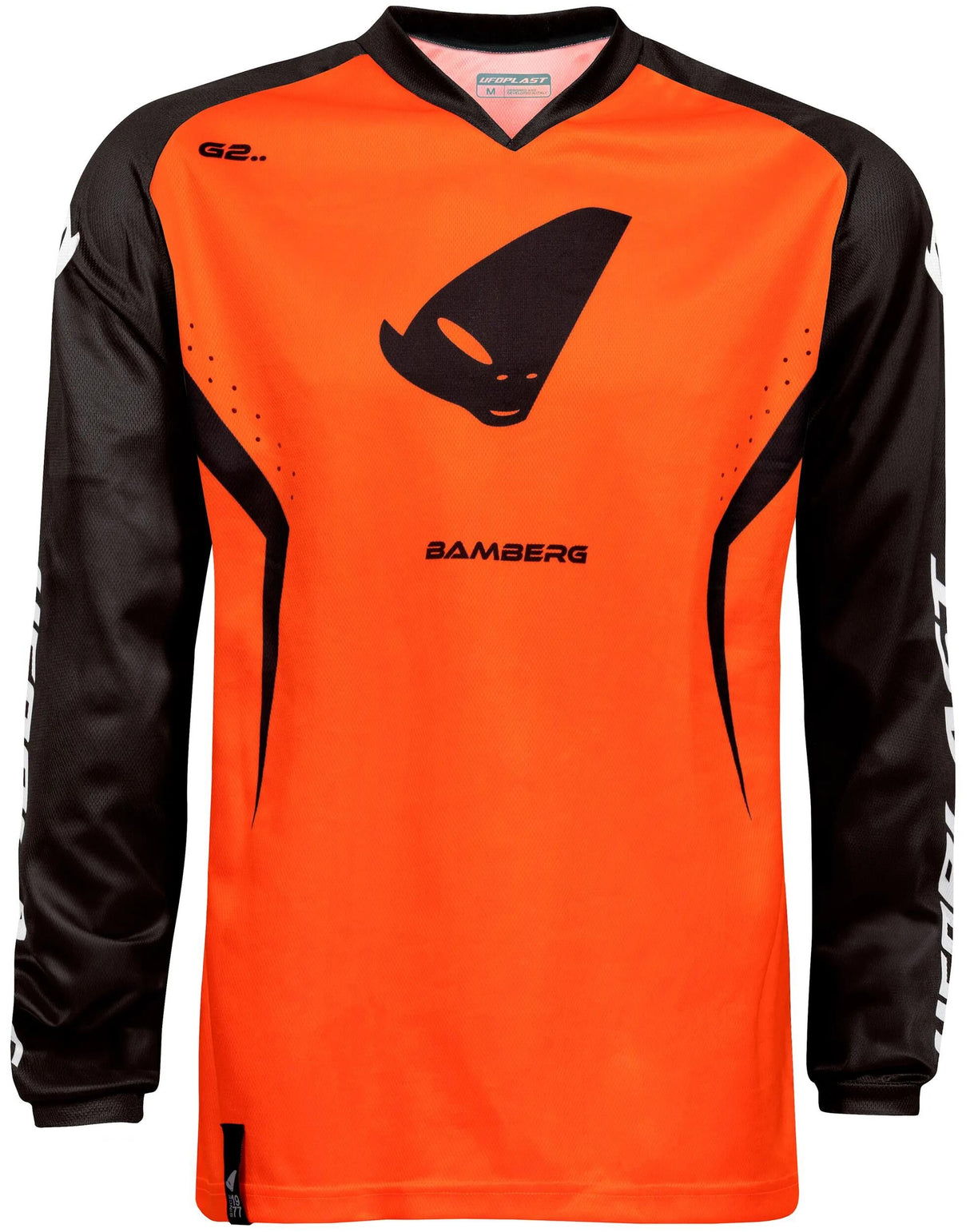 Maillot Ufo plast mx bamberg, maillot mx homme ufo bamberg noir orange gr. s