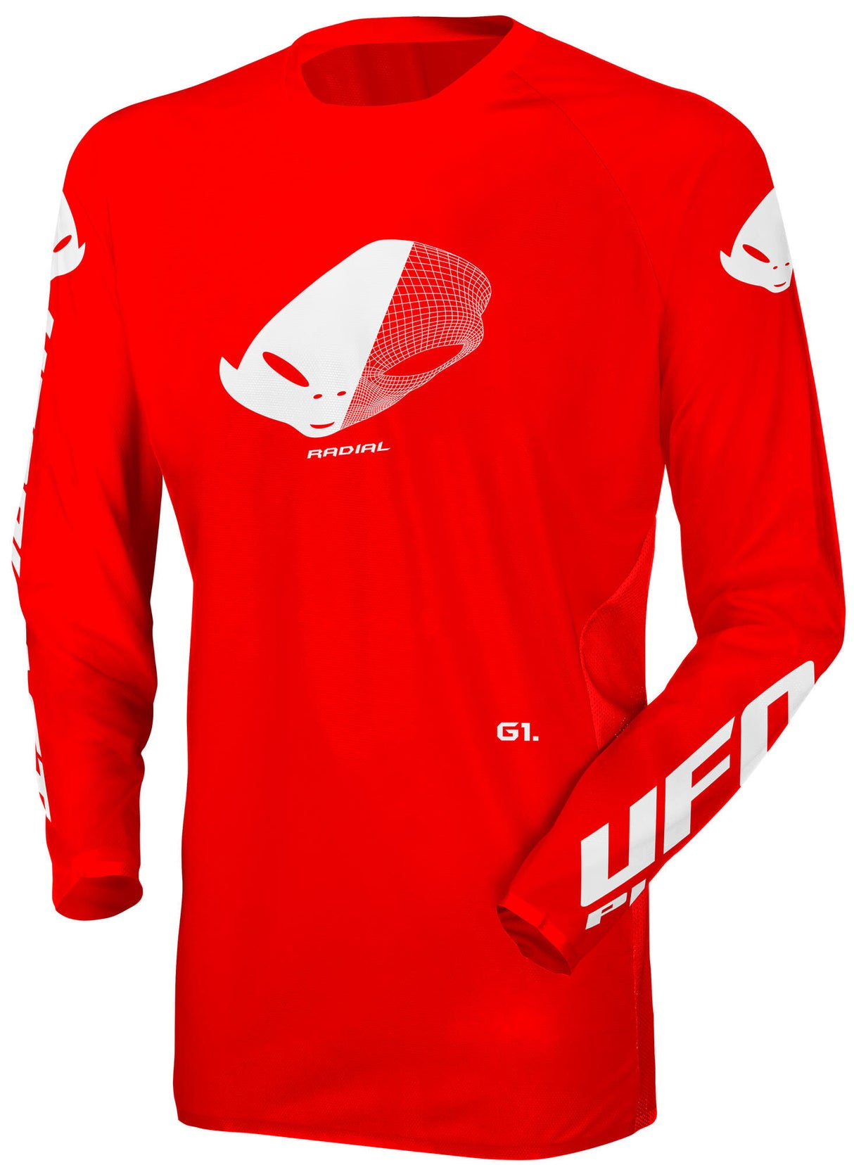 Ufo plast maillot mx radial maillot mx ufo radial rouge gr. m