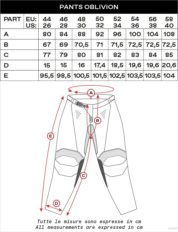 Ufo plast tuyau mx oblivion mx pantalon ufo oblivion bleu rouge gr. 46