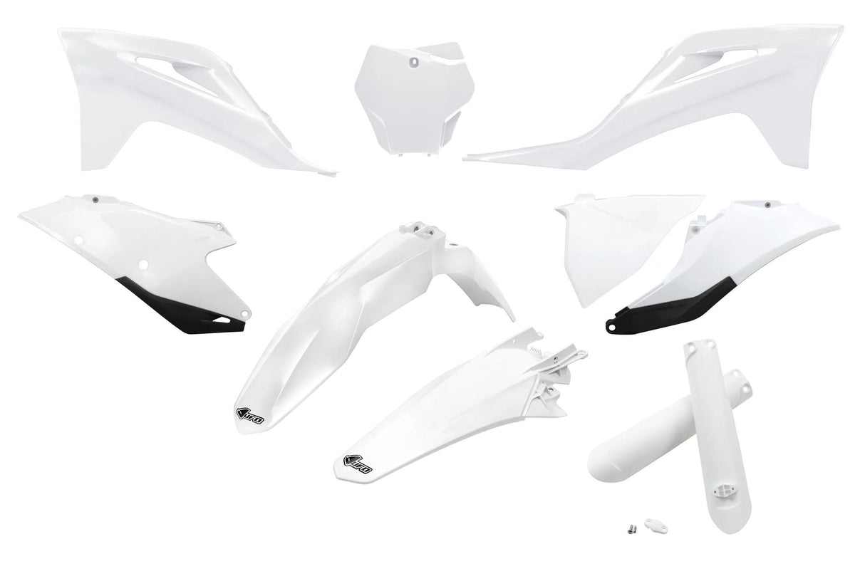 Kit de garniture de carrosserie Ufo plast ufo gasgas blanc