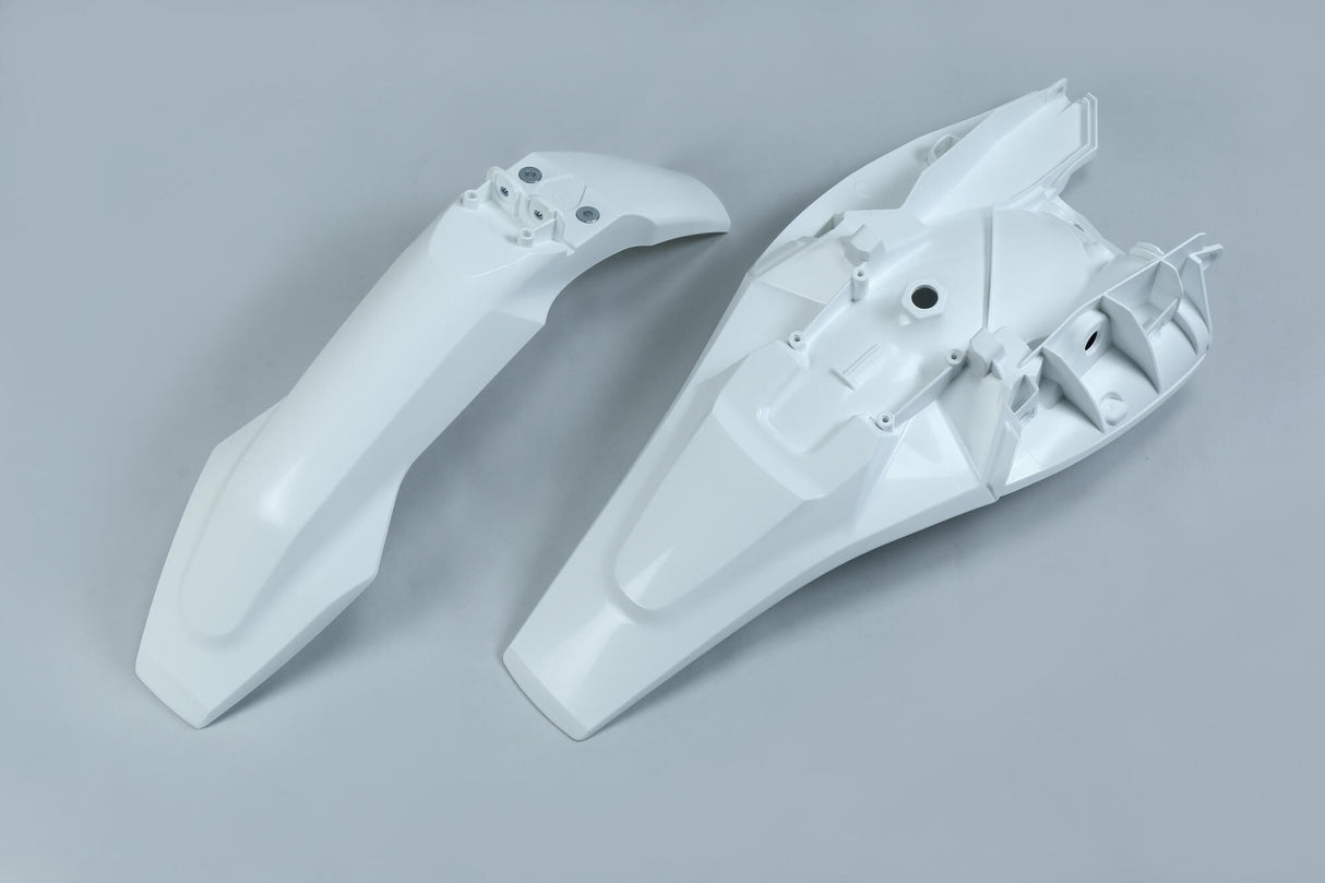 Jeu de garde-boue Ufo plast jeu de garde-boue ufo husqvarna oem blanc