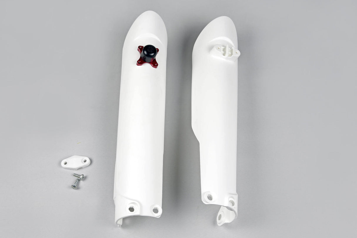 Protection de fourche avant Ufo plast protège-fourche ufo ktm blanc