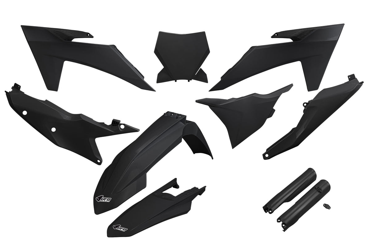 Kit déco carrosserie Ufo plast ufo ktm noir