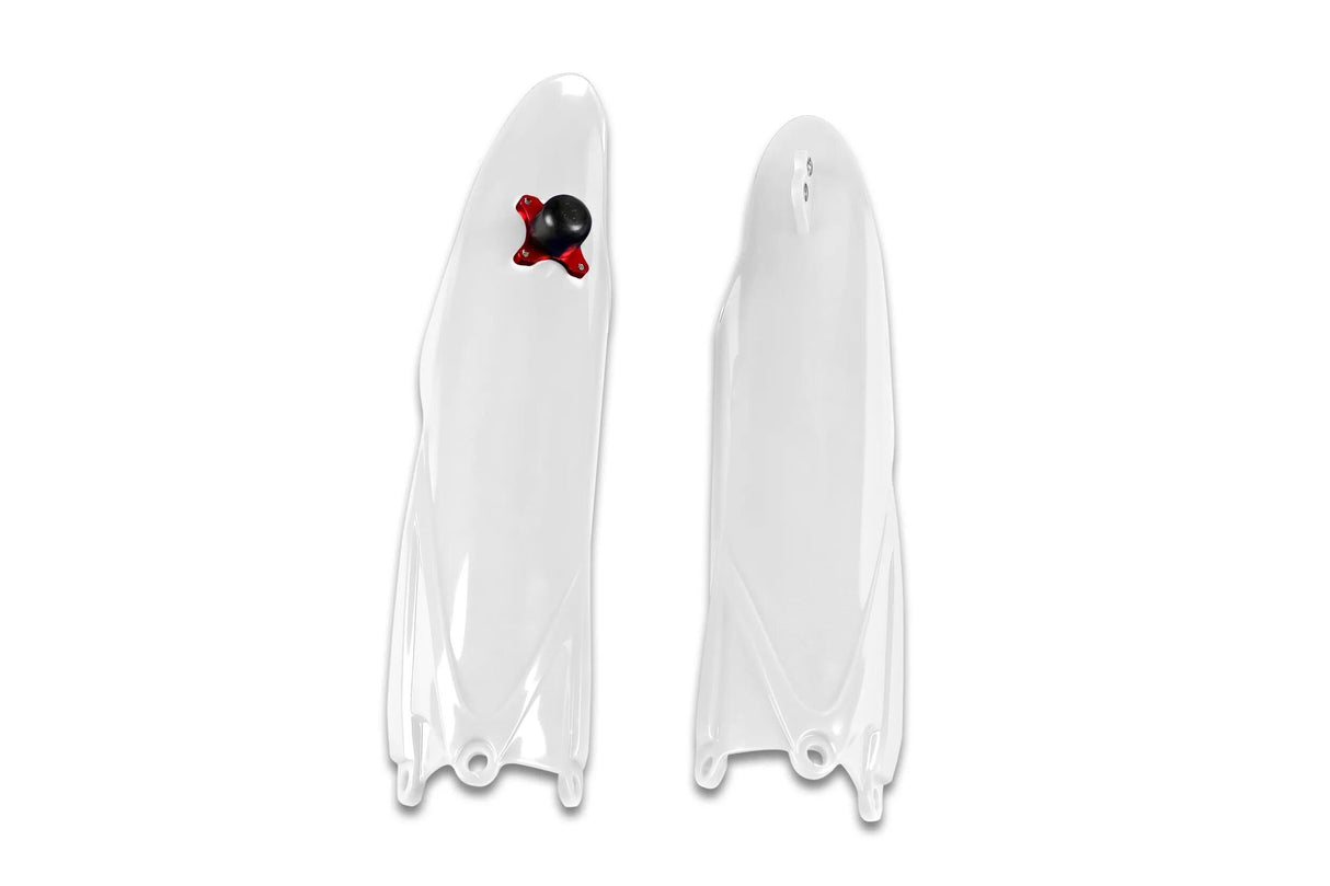 Protection de fourche avant Ufo plast protège-fourche ufo yamaha blanc