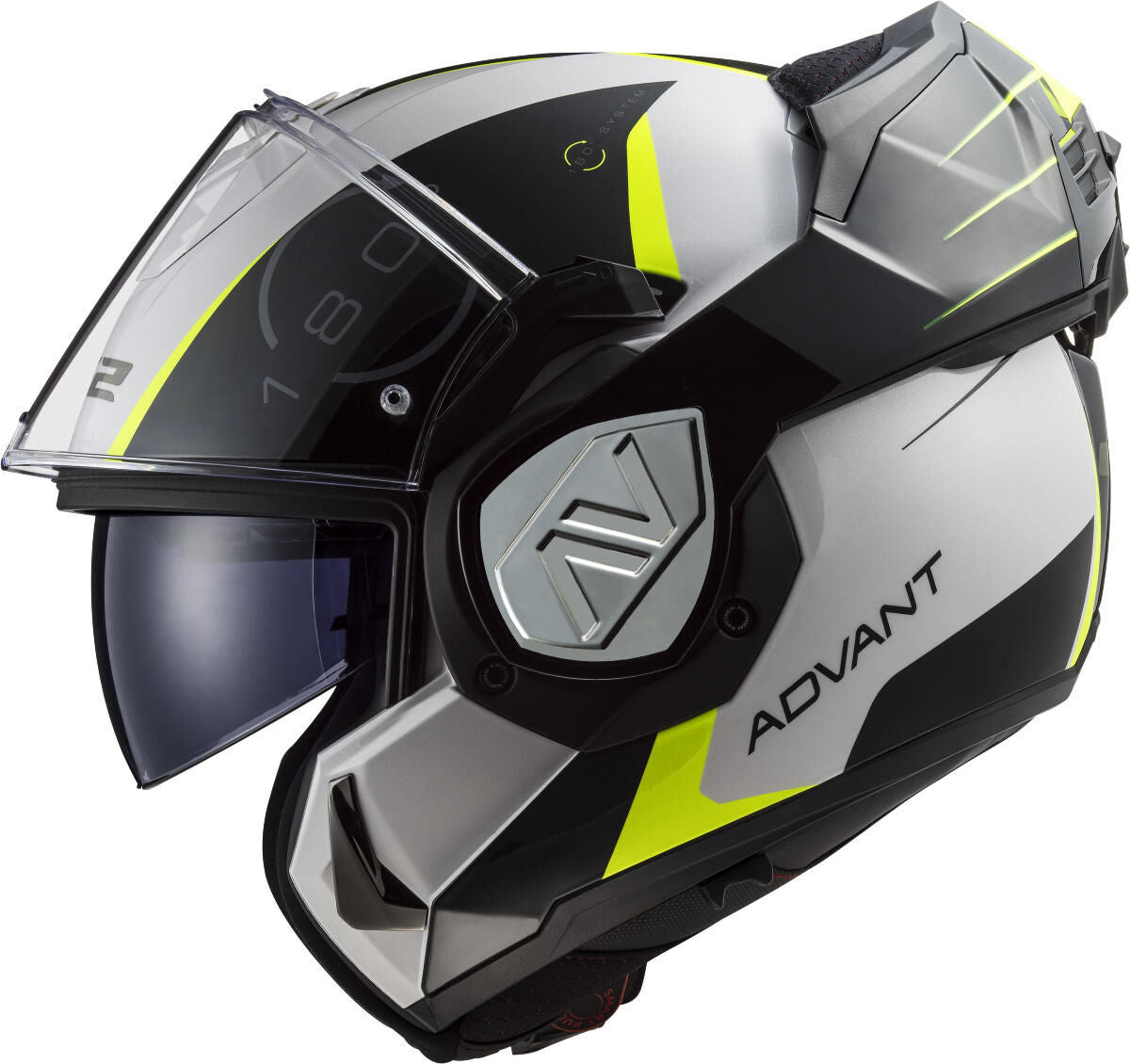 Casque modulable Ls2 ff906 advant casque codex ff906 adv. codex xxl blanc bl jaune.