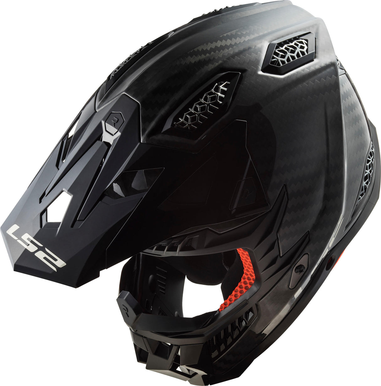 Casque de motocross Ls2 mx703 x-force casque solide mx703 x-force solid s carbone