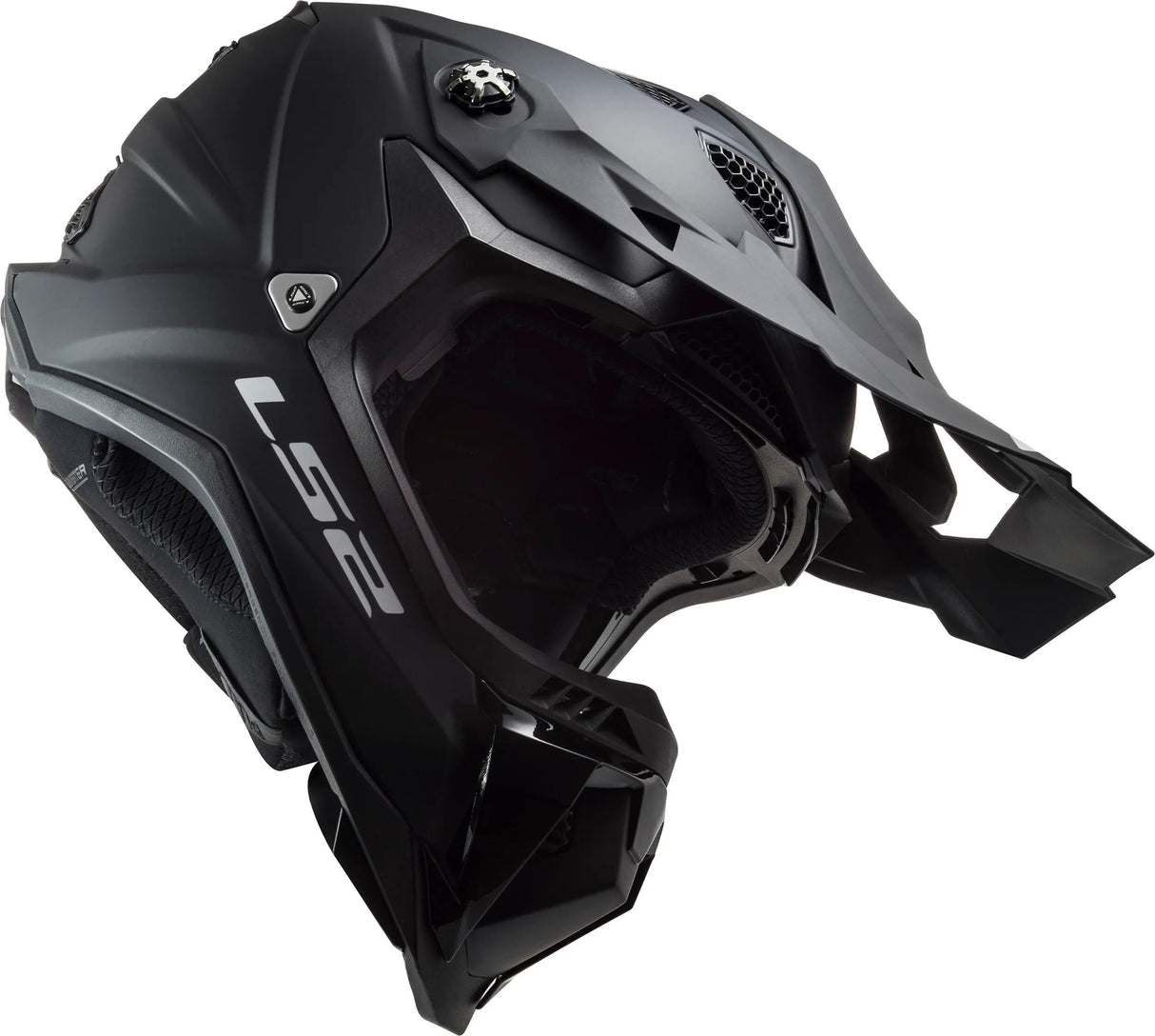 Casque cross LS2 MX700 subverter evo noir, amovible et lavable, respirant et hypoallergénique. casque mx700 subv.evo noir xxl noir mat