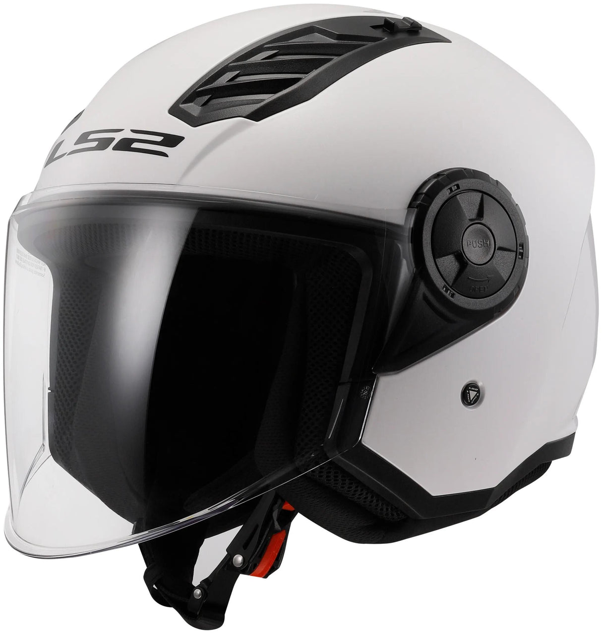 Ls2 of616 airflow ii casque jet solide casque airflow ii of6 blanc uni gr. s