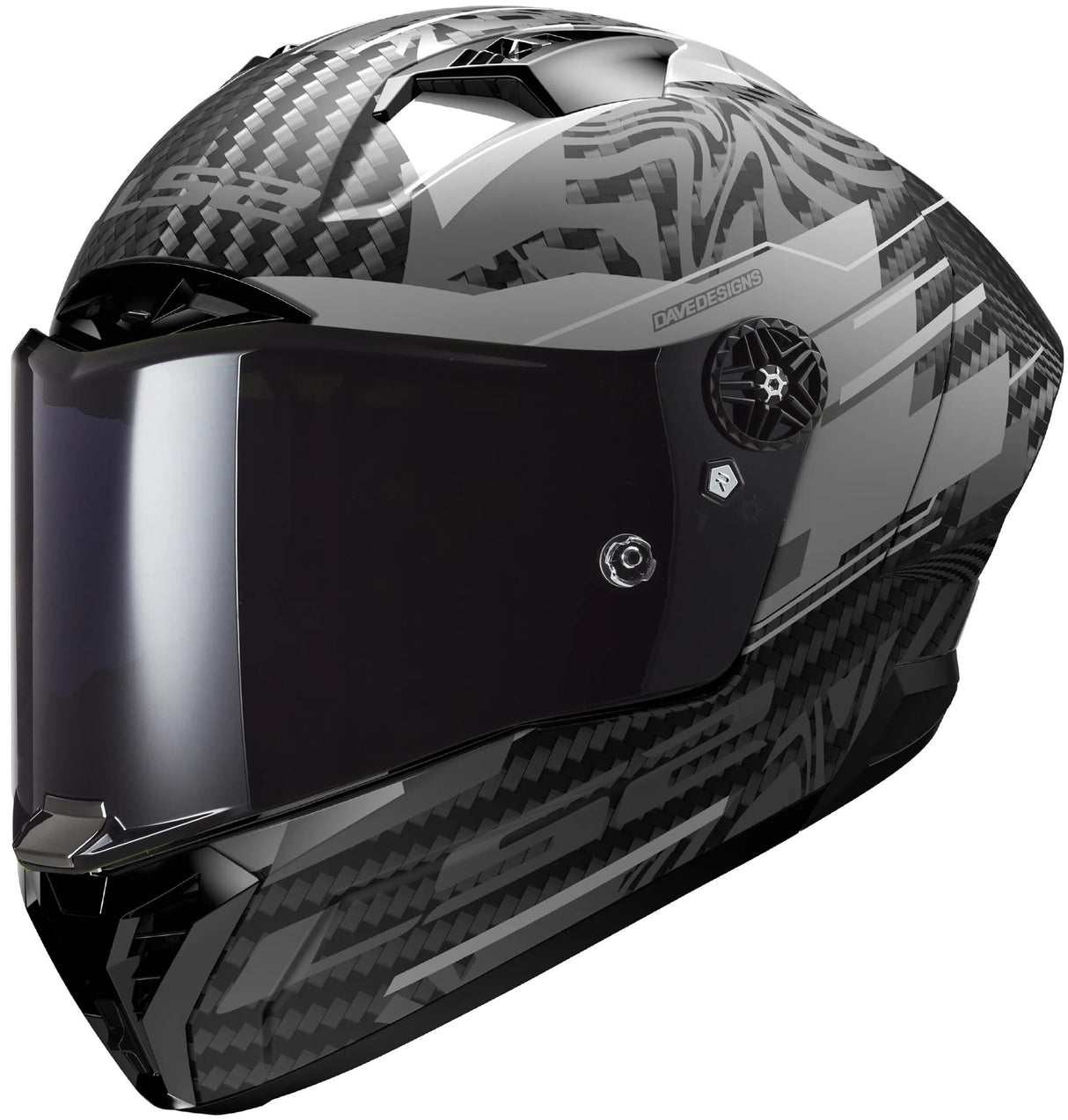 Casque intégral LS2 FF805 Thunder Carbon GP Aero Polar Casque FF805 Thunder GP AE Polar M. sw gr. xl