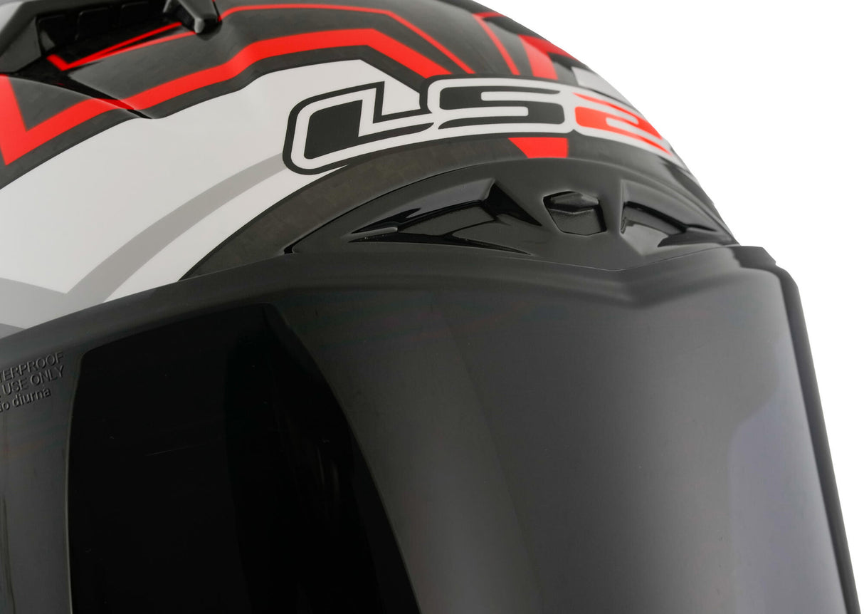 Casque intégral Ls2 ff805 Thunder Carbon GP Aero Flash Casque FF805 Thunder GP Ae Flash SW GR. m