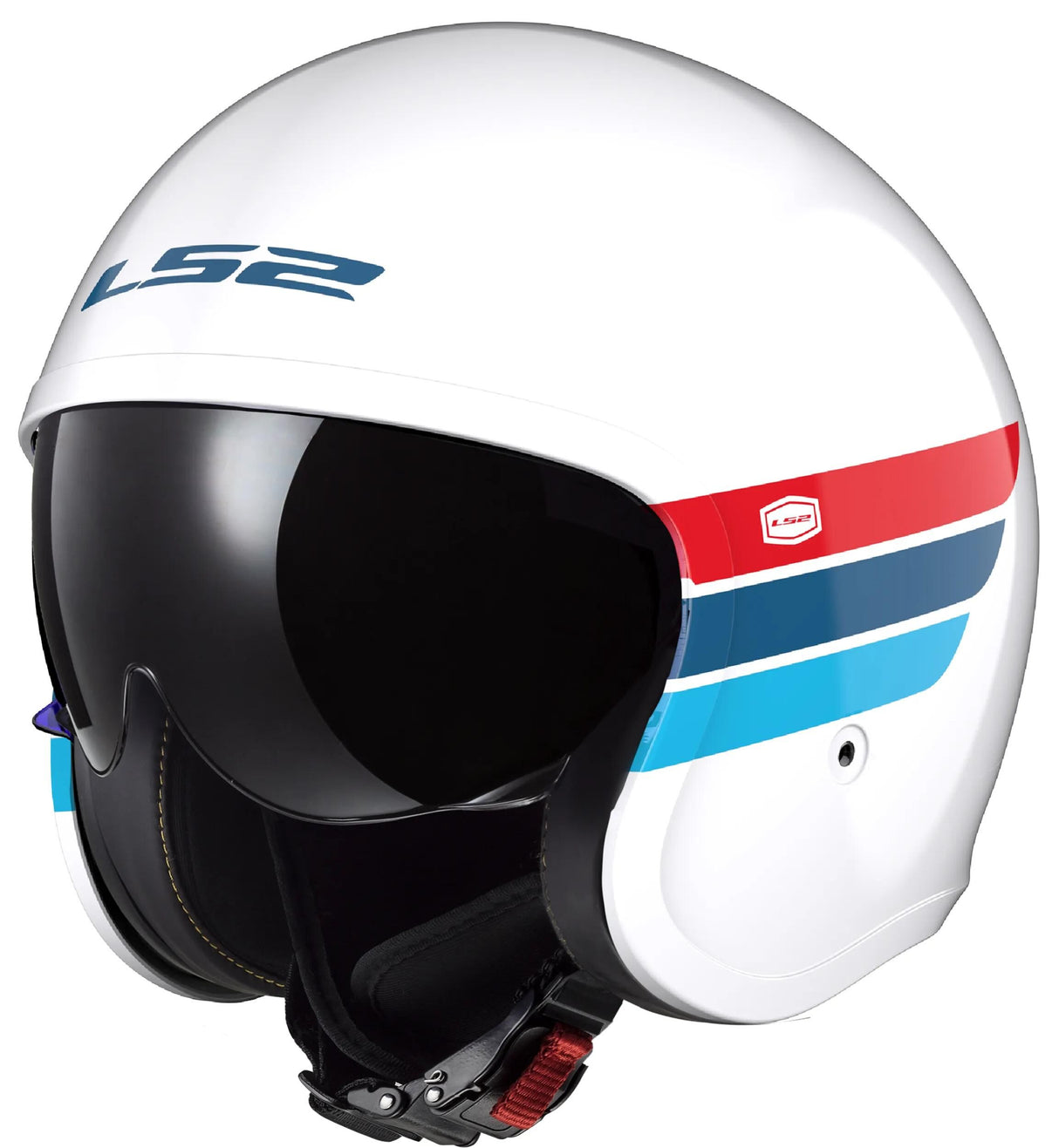 Casque jet LS2 of599 ii spitfire retro casque of599 spitfire ii retro ws bl rt gr. s