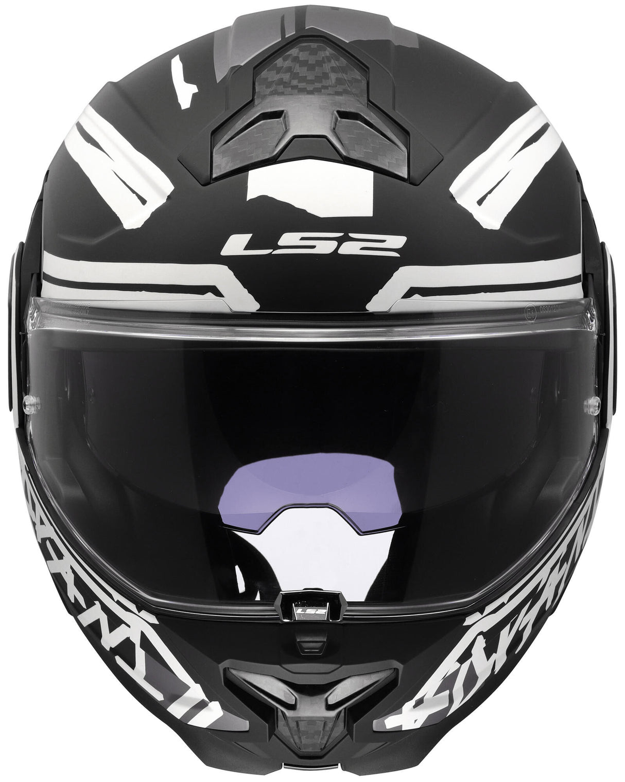 Casque modulable LS2 FF910 Advant II Tape. casque ff910 advant ii tape m mat bl blanc