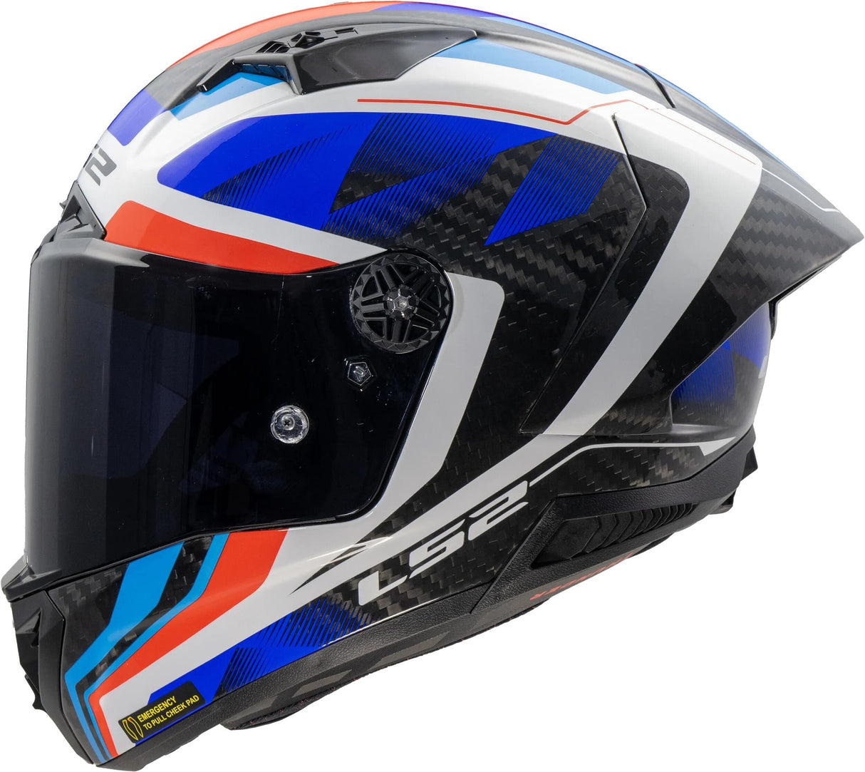 Casque intégral Ls2 ff805 Thunder Carbon GP Diamond Casque FF805 Thunder GP Diamond bleu rouge gr. x
