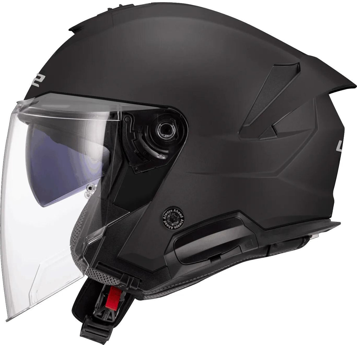 Casque jet Ls2 de 618 verso ii casques solides de 618 verso i noir uni mat gr. je