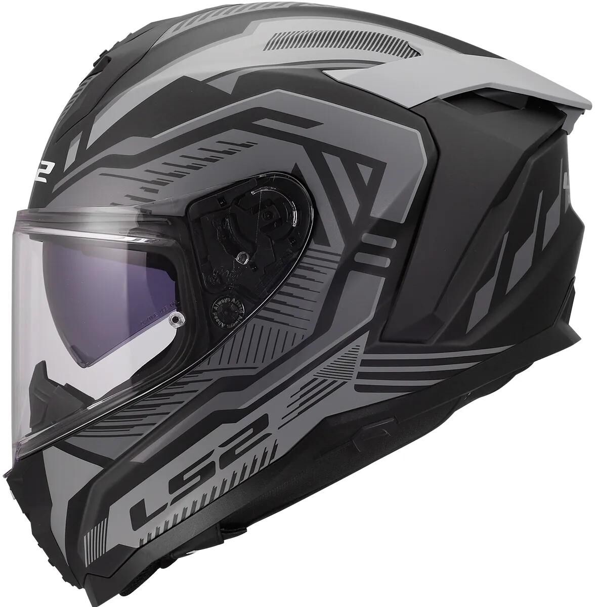 Ls2 integralhelm ff817 challenger ii dravix helmet ff817 challeng ii dravix matt gray xl