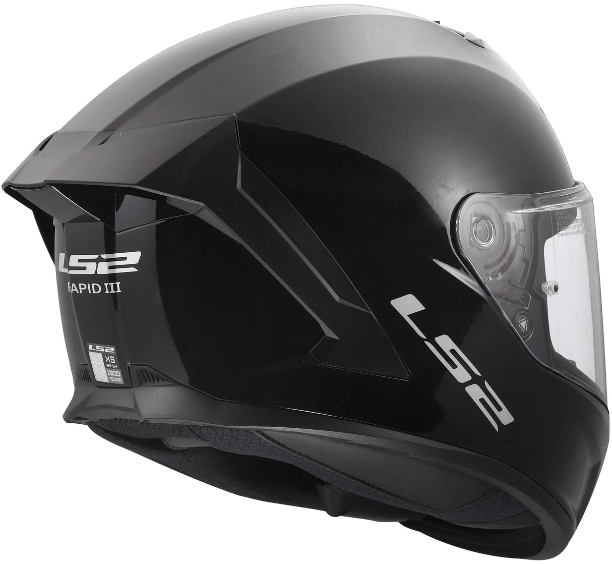 Casques Ls2 ff820 rapid i solid black gr. s