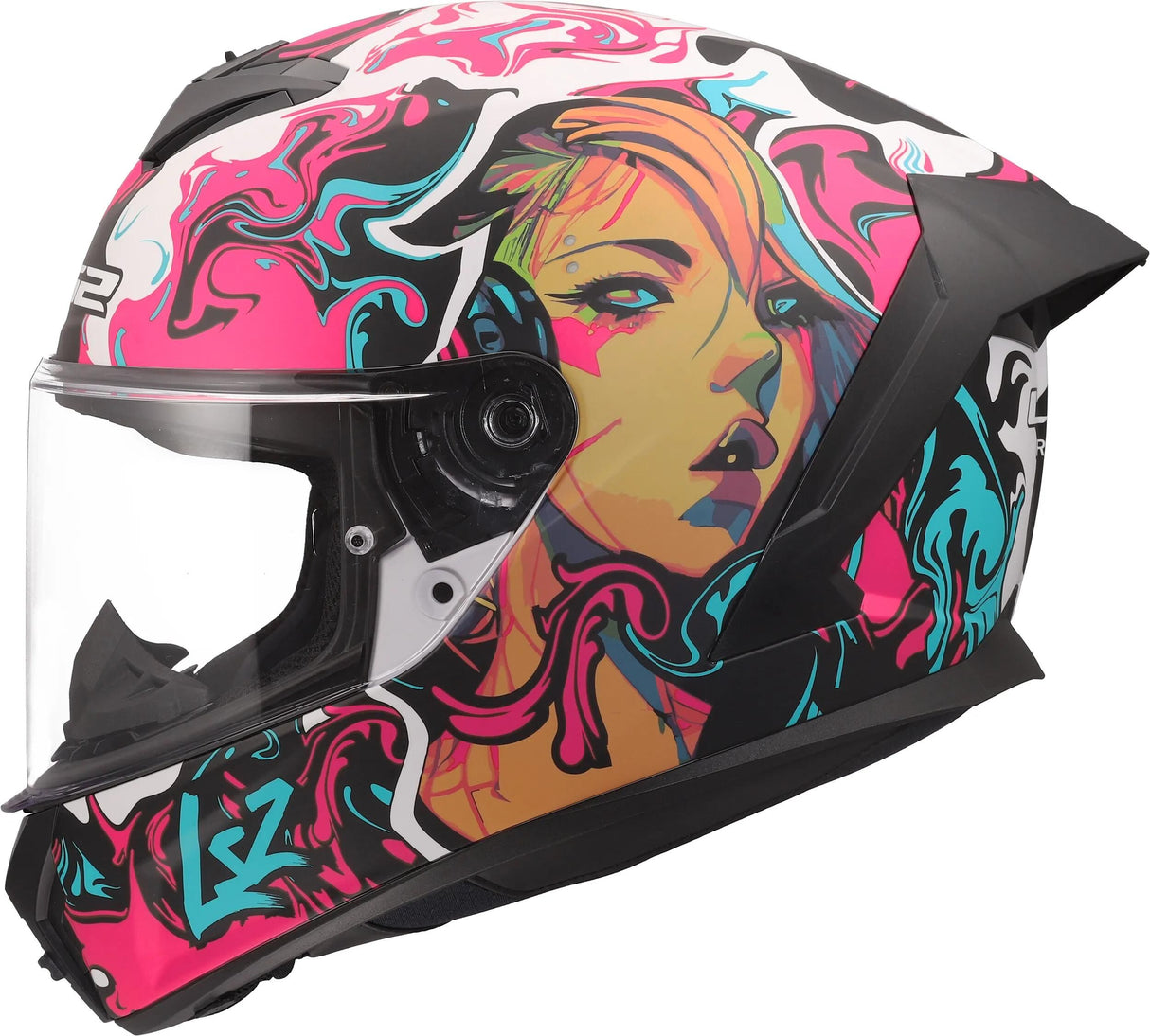 Casque intégral LS2 ff820 rapid iii casques cyberg ff820 rapid i cyberg violet cyan gr. s