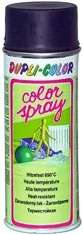 Vernis Dupli-color peintures en aérosol de couleur résistant à la chaleur noir 400